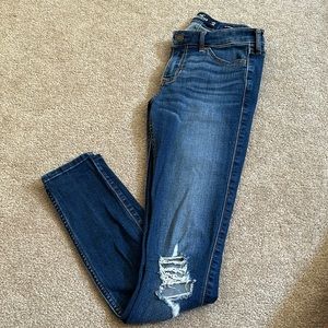 Hollister super skinny jeans, size 0R